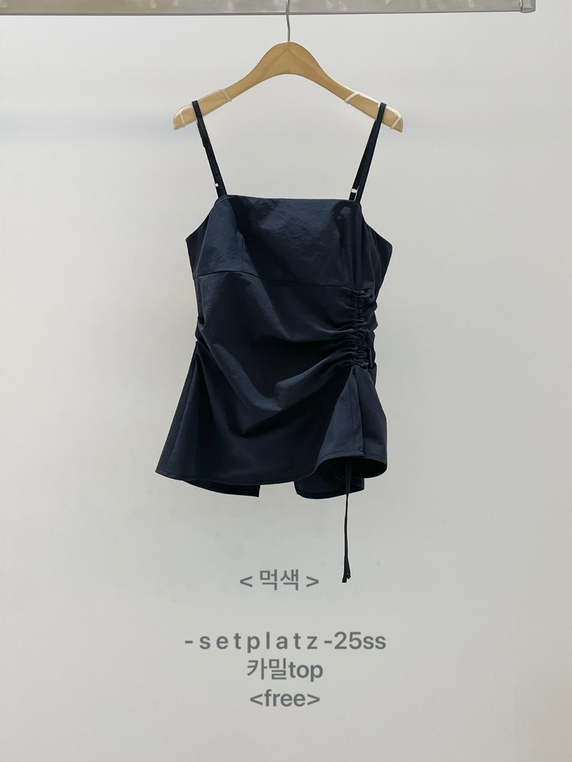 SETPLATZ直郵韓國代購㊣女裝新款推薦25春夏人氣熱賣吊帶背心PLATZCLASSIC吊帶/背心圖色2實際價格38000
