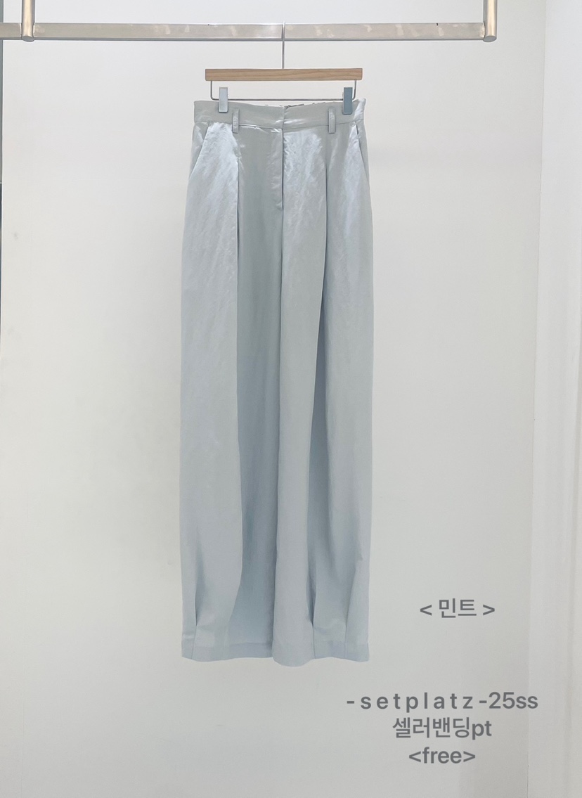 SETPLATZ韓國直郵㊣女裝新品人氣熱賣推薦休閑時尚25春夏休閑褲PLATZCLASSIC休閑褲圖色2實際價格58000