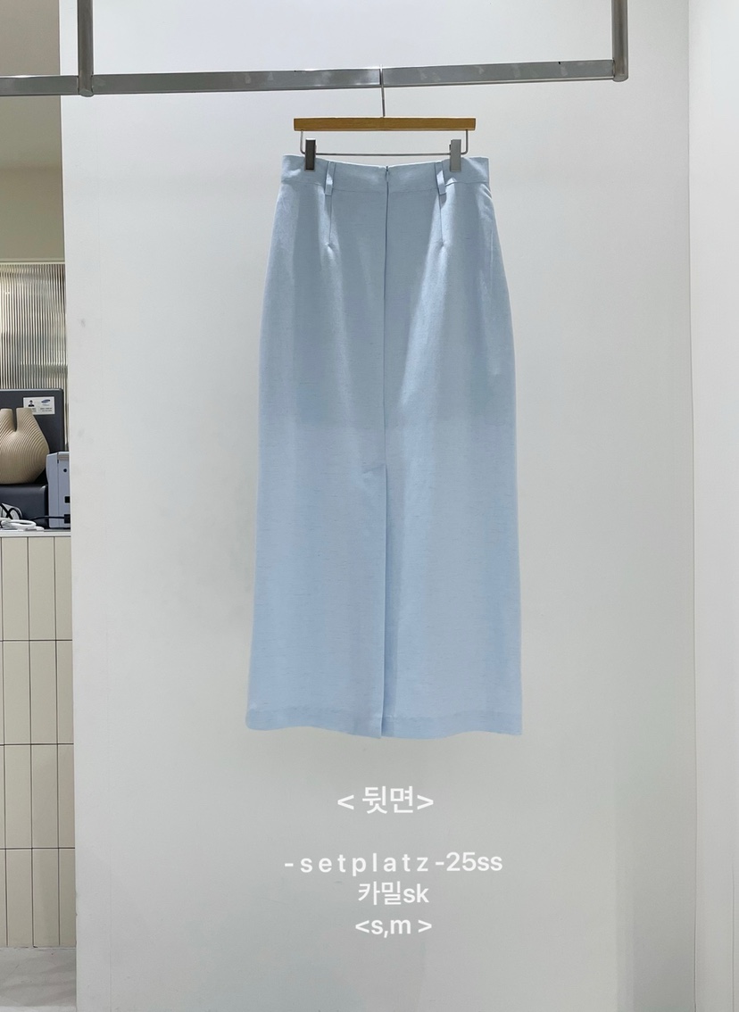 SETPLATZ韓國㊣直郵東大門代購女裝新款時尚人氣25春夏長裙PLATZCLASSIC長裙