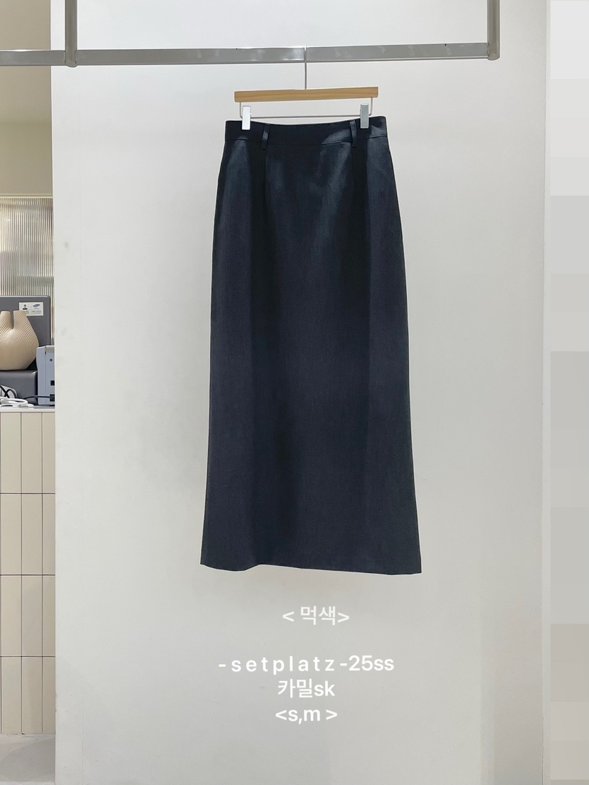 SETPLATZ韓國㊣直郵東大門代購女裝新款時尚人氣25春夏長裙PLATZCLASSIC長裙圖色4