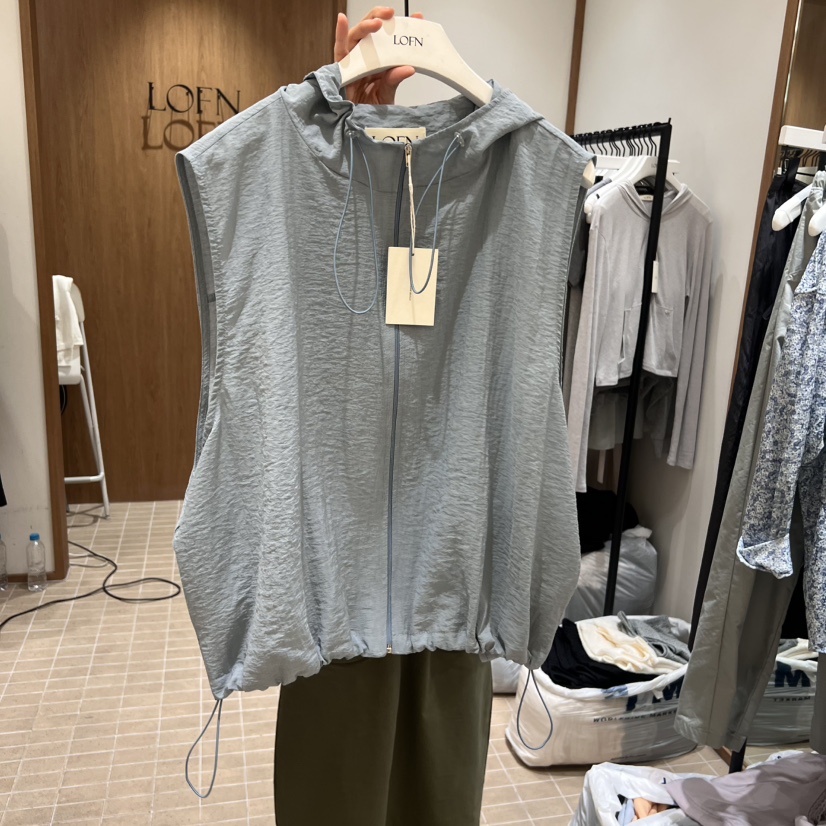 LOFN韓國直郵㊣女裝新款25春夏熱賣休閑時尚人氣推薦馬甲LOFN馬甲圖色2