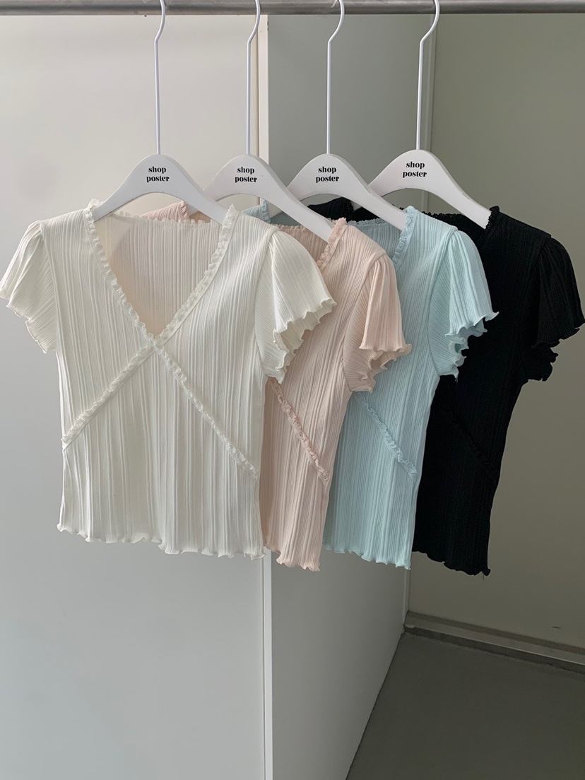 SHOP POSTER韓國直郵㊣女裝新品休閑推薦熱賣25春夏人氣T恤SHOP_POSTERT恤