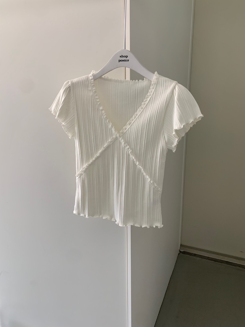 SHOP POSTER韓國直郵㊣女裝新品休閑推薦熱賣25春夏人氣T恤SHOP_POSTERT恤圖色4