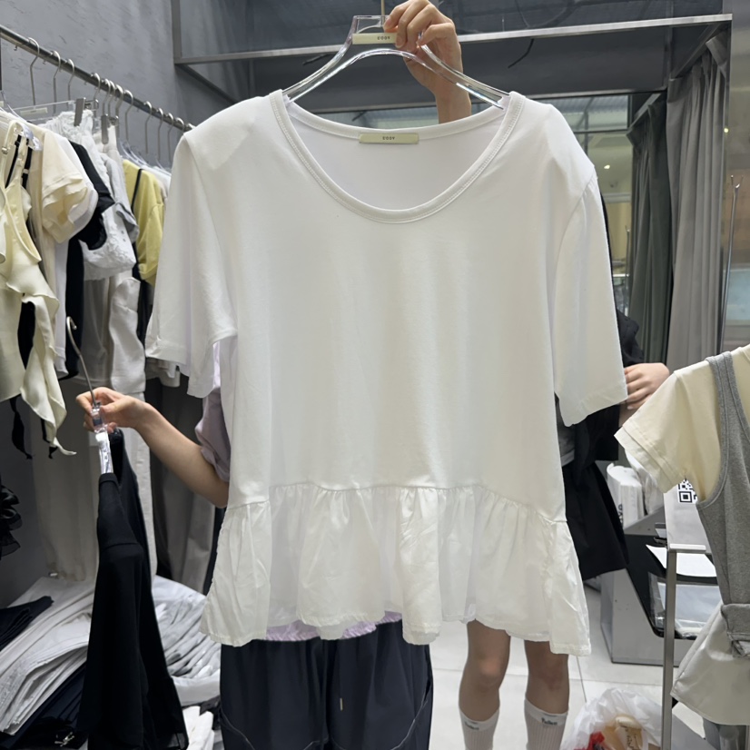 UOOV韓國㊣直郵東大門代購女裝新品時尚推薦25春夏熱賣人氣T恤UOOVT恤