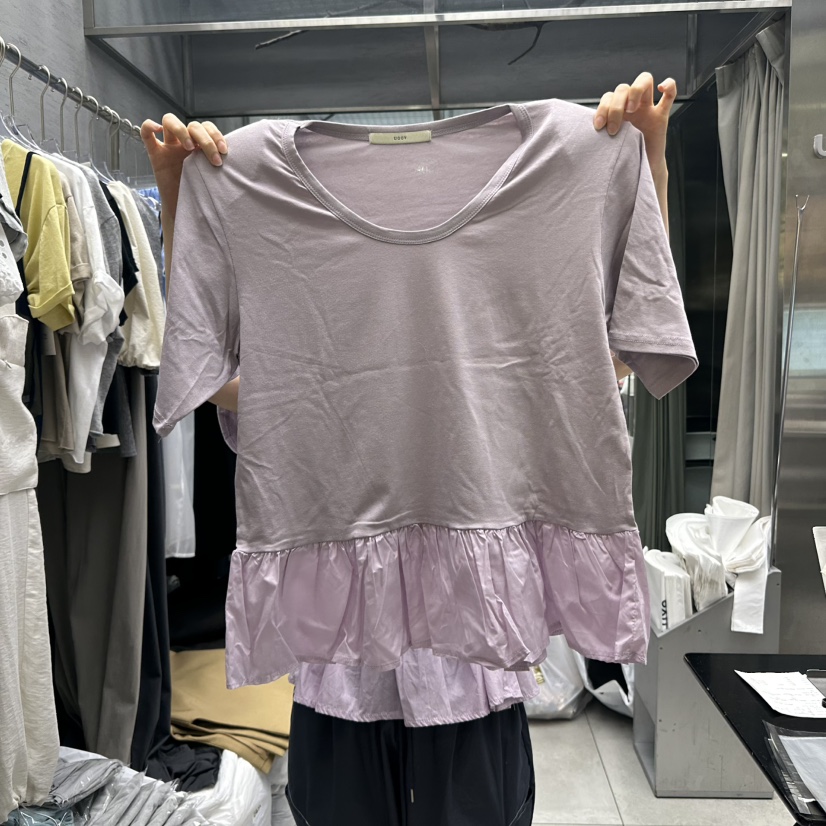 UOOV韓國㊣直郵東大門代購女裝新品時尚推薦25春夏熱賣人氣T恤UOOVT恤圖色3