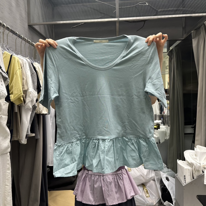 UOOV韓國㊣直郵東大門代購女裝新品時尚推薦25春夏熱賣人氣T恤UOOVT恤圖色5