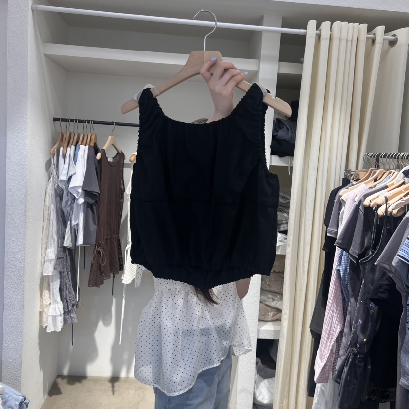 IR BIEN直郵韓國代購㊣女裝新品25春夏時尚人氣休閑吊帶背心ir bien-A吊帶/背心