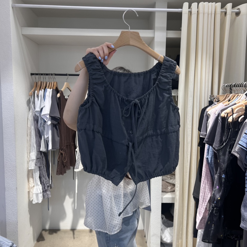 IR BIEN直郵韓國代購㊣女裝新品25春夏時尚人氣休閑吊帶背心ir bien-A吊帶/背心圖色2