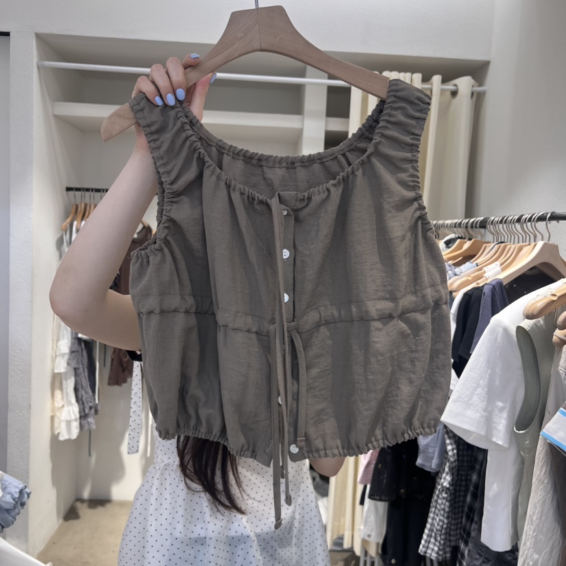 IR BIEN直郵韓國代購㊣女裝新品25春夏時尚人氣休閑吊帶背心ir bien-A吊帶/背心圖色3