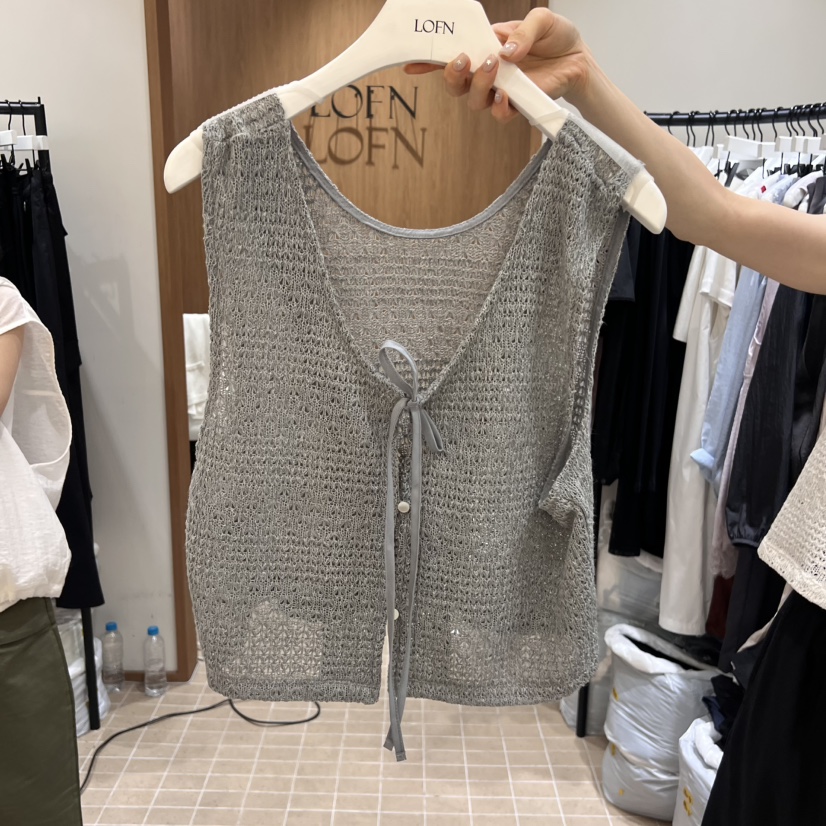 LOFN韓國㊣直郵東大門代購女裝新品熱賣時尚推薦馬甲不含內搭LOFN馬甲圖色3
