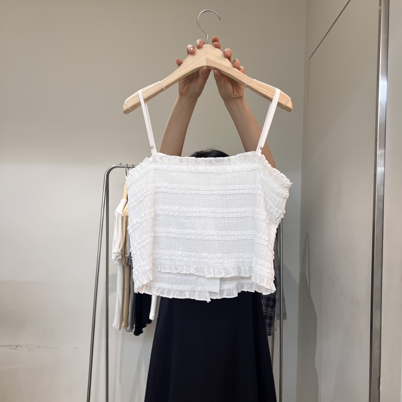 OUTRENE直郵韓國代購㊣女裝新款推薦25春夏人氣時尚吊帶背心OUTRENE吊帶/背心
