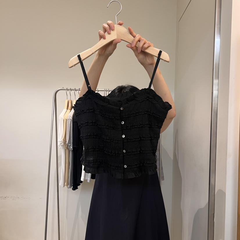 OUTRENE直郵韓國代購㊣女裝新款推薦25春夏人氣時尚吊帶背心OUTRENE吊帶/背心圖色2