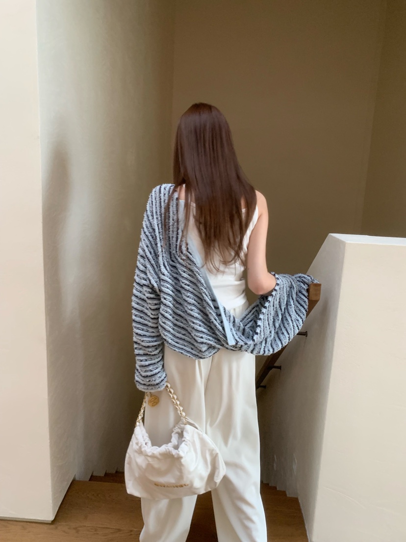 SHOP POSTER直郵韓國代購㊣女裝新品時尚休閑25春夏針織衫SHOP_POSTER針織衫