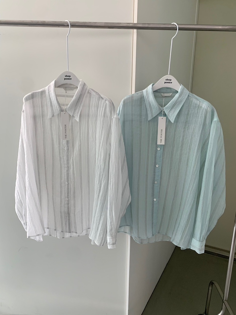 SHOP POSTER韓國㊣直郵東大門代購女裝新款時尚襯衫蕾絲衫SHOP_POSTER襯衫/蕾絲衫