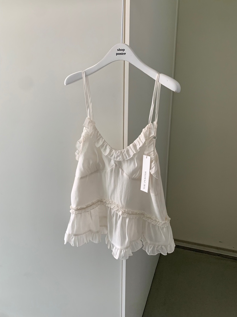 SHOP POSTER韓國直郵㊣東大門實拍女裝新款熱賣推薦吊帶背心SHOP_POSTER吊帶/背心圖色2