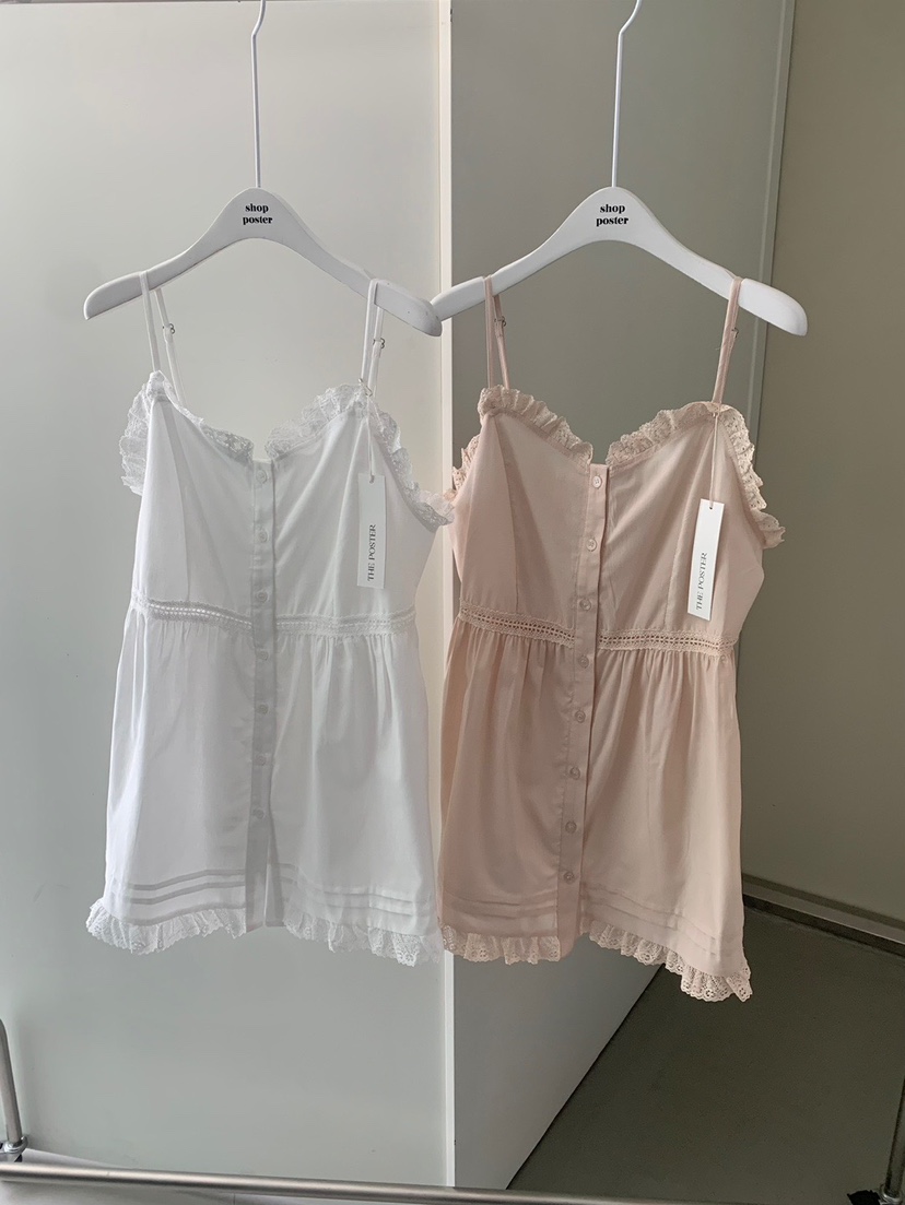 SHOP POSTER韓國直郵㊣東大門實拍女裝新品25春夏連衣裙蕾絲SHOP_POSTER連衣裙