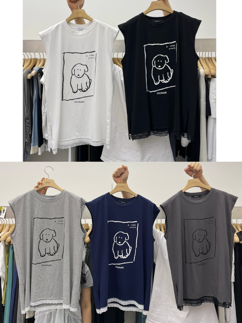 SPECIAL直郵韓國代購㊣女裝新品熱賣休閑推薦25春夏吊帶背心SPECIAL吊帶/背心