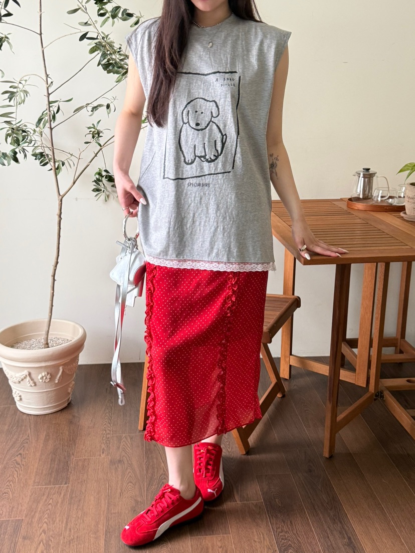 SPECIAL直郵韓國代購㊣女裝新品熱賣休閑推薦25春夏吊帶背心SPECIAL吊帶/背心