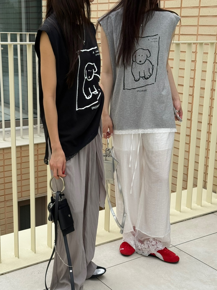 SPECIAL直郵韓國代購㊣女裝新品熱賣休閑推薦25春夏吊帶背心SPECIAL吊帶/背心