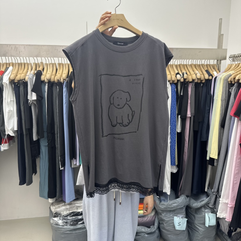 SPECIAL直郵韓國代購㊣女裝新品熱賣休閑推薦25春夏吊帶背心SPECIAL吊帶/背心