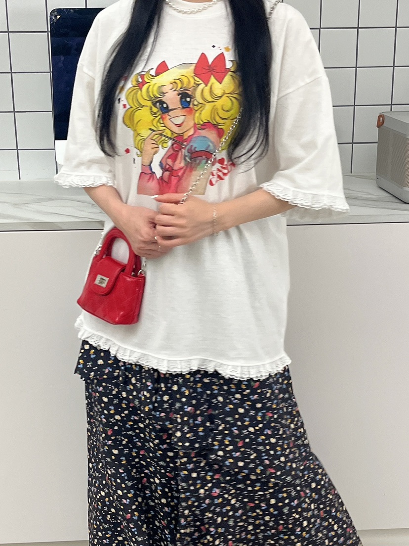 MA NYO韓國直郵㊣東大門實拍女裝新款人氣推薦25春夏時尚T恤MA NYOT恤