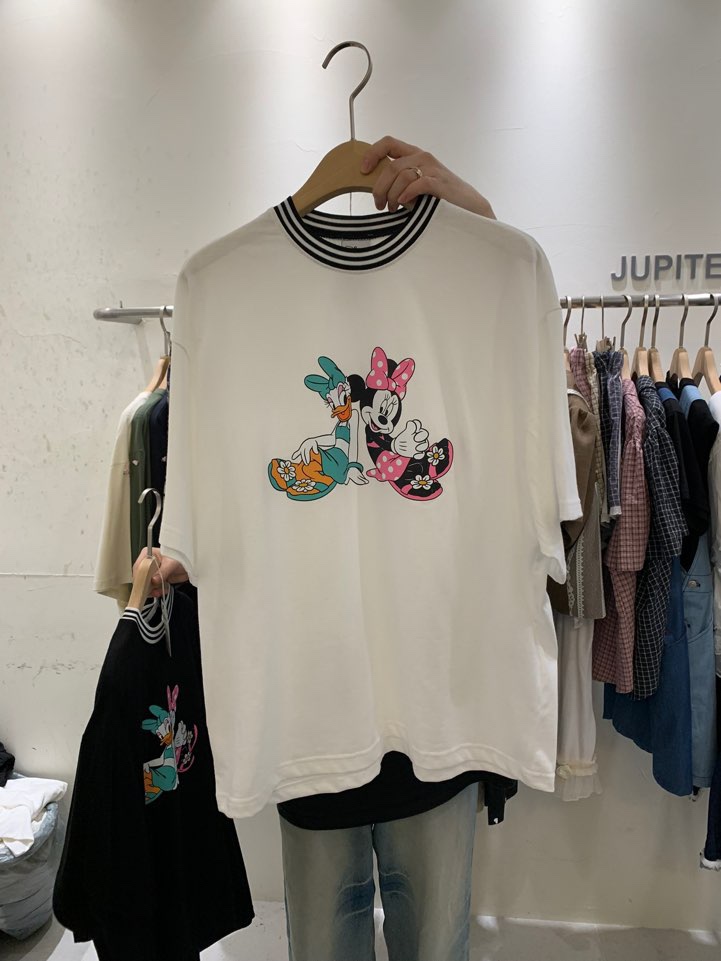 JUPITER直郵韓國代購㊣女裝新款時尚25春夏人氣休閑熱賣T恤JUPITERT恤