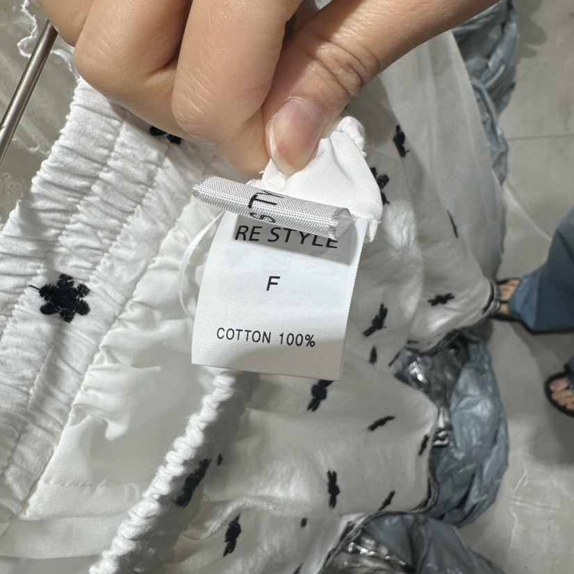 RE STYLE-Q韓國直郵㊣東大門實拍女裝新品時尚休閑短褲刺繡RE STYLE短褲