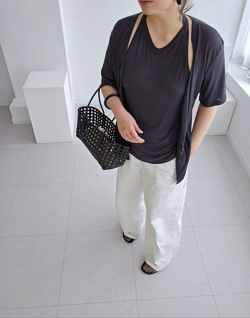 J SHOP韓國直郵㊣東大門實拍女裝新品25春夏針織衫掛脖開衫J_SHOP針織衫