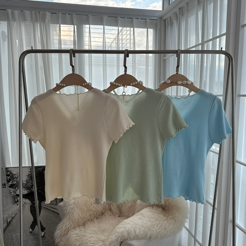 VICTORIA QUEEN直郵韓國代購㊣女裝新品熱賣25春夏襯衫蕾絲衫VICTORIA QUEEN襯衫/蕾絲衫