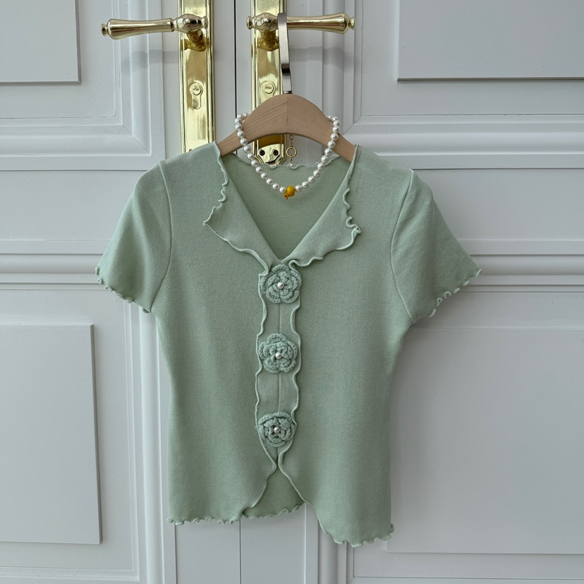 VICTORIA QUEEN直郵韓國代購㊣女裝新品熱賣25春夏襯衫蕾絲衫VICTORIA QUEEN襯衫/蕾絲衫圖色2