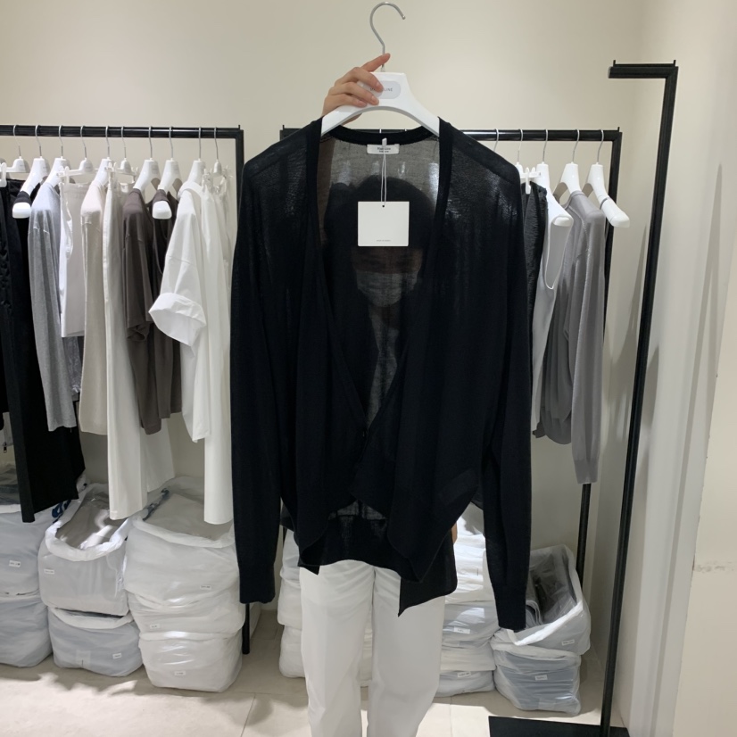 MASCULINE韓國㊣直郵東大門代購女裝新款時尚休閑針織衫絲綢MASCULINE針織衫圖色2