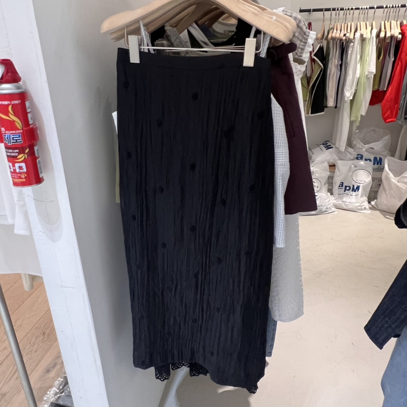 PLATE韓國直郵㊣女裝新品人氣25春夏休閑熱賣半身裙中短裙刺繡PLATE半身裙/中短裙圖色2