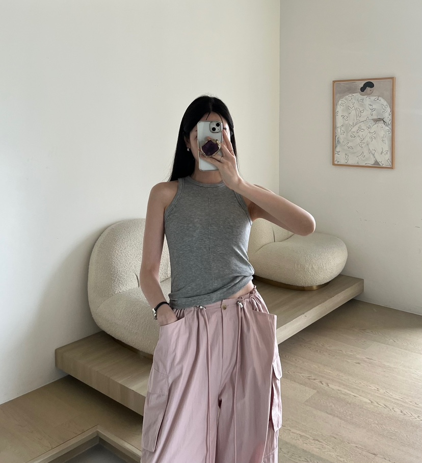 AMUSE SEOUL韓國㊣直郵東大門代購女裝新款人氣25春夏吊帶背心AMUSE SEOUL吊帶/背心
