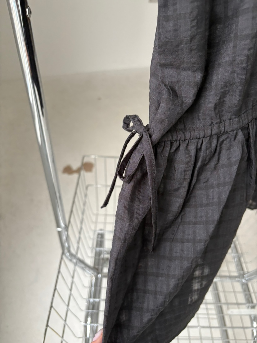 Verbena韓國直郵㊣東大門實拍女裝新款時尚休閑連衣裙格紋緊身Verbena連衣裙