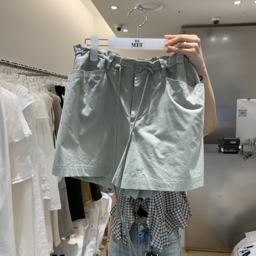 MEET ME韓國直郵㊣女裝新款熱賣時尚25春夏休閑推薦人氣短褲MEET ME短褲圖色2