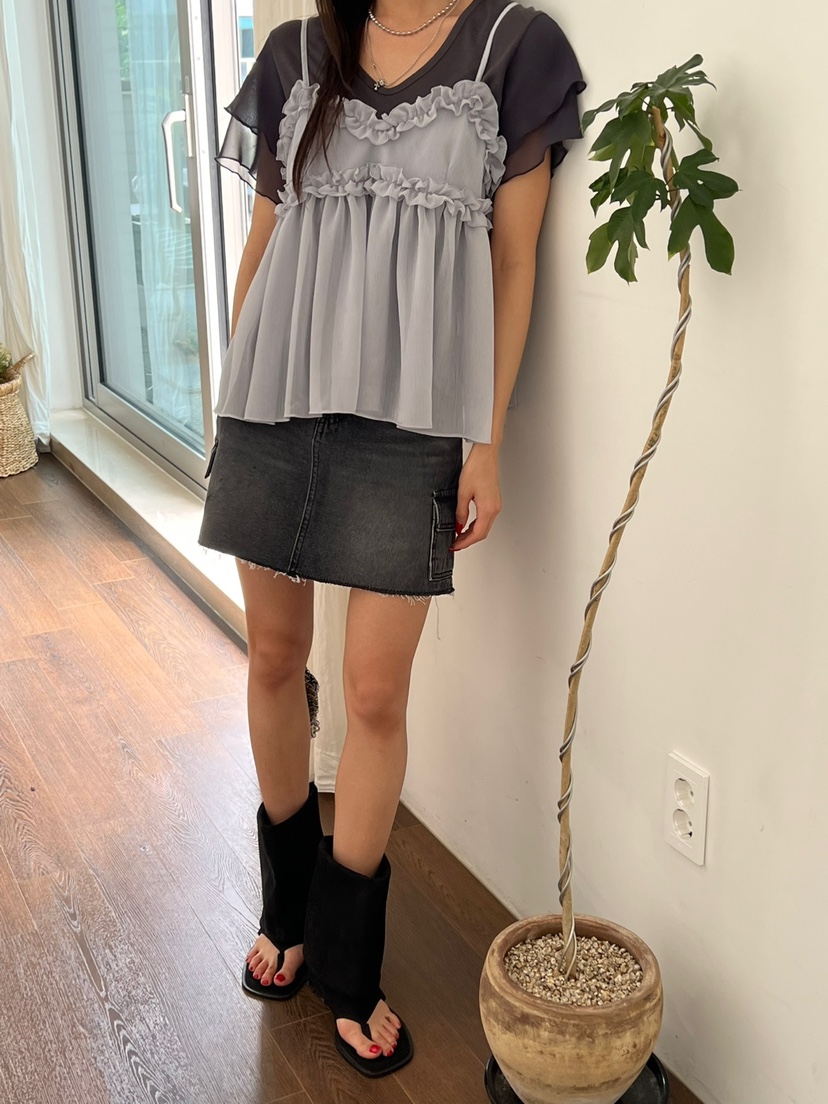 SPECIAL韓國直郵㊣東大門實拍女裝新品推薦人氣熱賣吊帶背心SPECIAL吊帶/背心