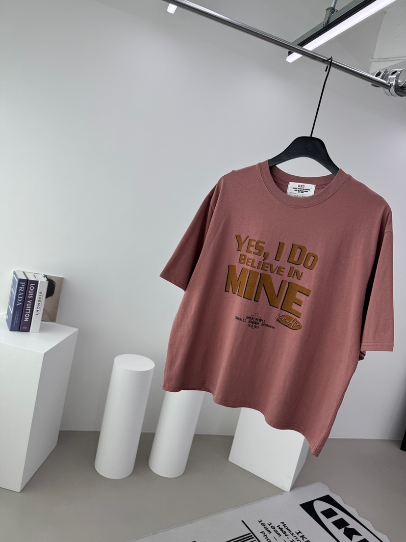 RED-A直郵韓國代購㊣女裝新款25春夏時尚熱賣推薦人氣休閑T恤RED-AT恤圖色3
