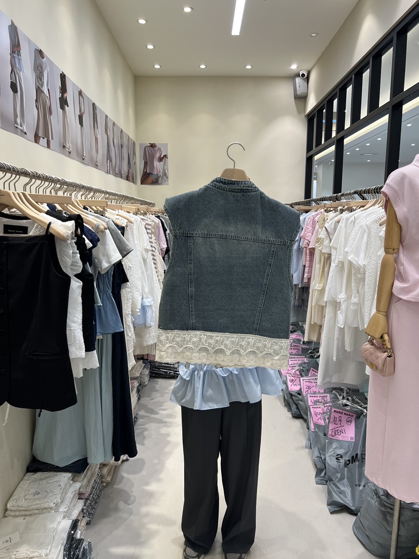 MARIE MARIE韓國直郵㊣女裝新品25春夏時尚推薦馬甲不含配飾MARIE MARIE馬甲