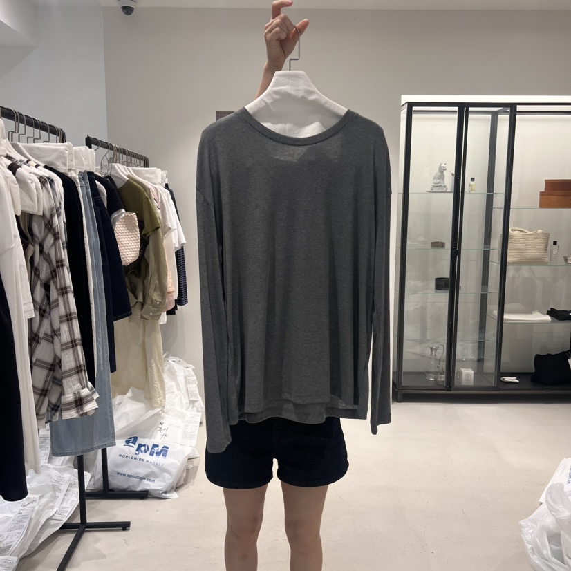 THE BRUNCH直郵韓國代購㊣女裝新款時尚人氣熱賣休閑長袖T恤THE BRUNCH長袖T恤圖色2