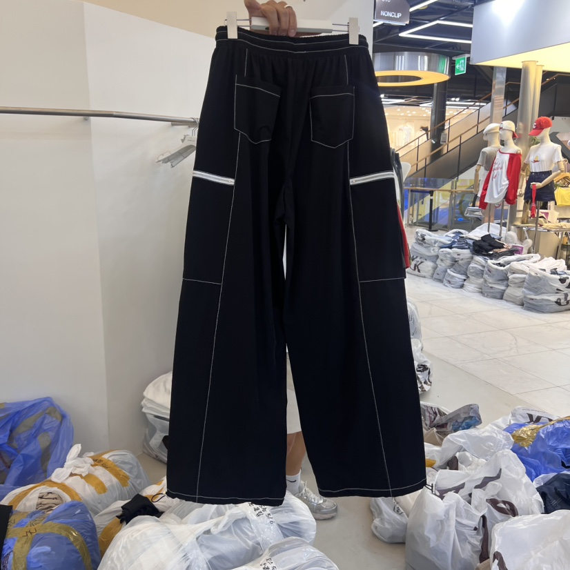 NON CLIP直郵韓國代購㊣女裝新款25春夏推薦休閑褲口袋拉鏈NON CLIP休閑褲