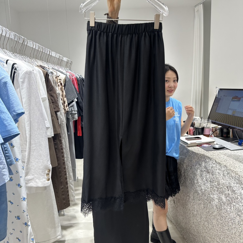 NEROLI 36直郵韓國代購㊣女裝新款時尚熱賣人氣推薦長裙蕾絲NEROLI 36長裙