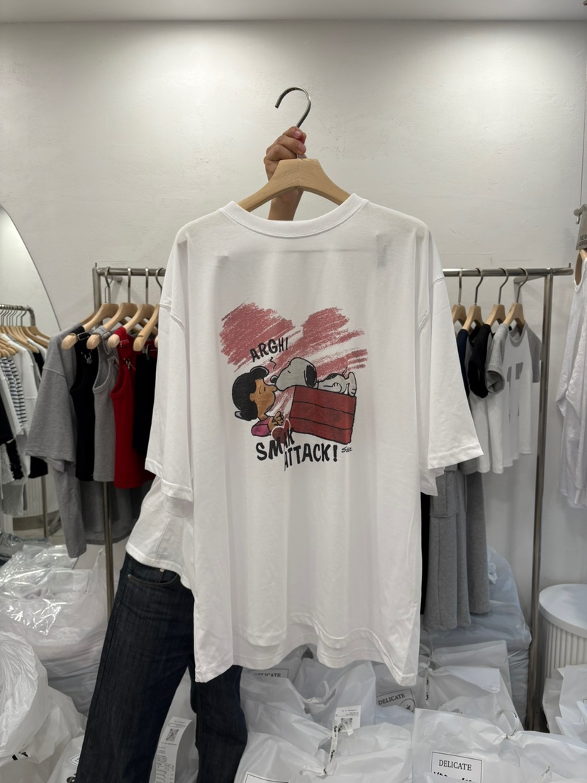 DELICATE直郵韓國代購㊣女裝新品休閑推薦人氣熱賣25春夏T恤DELICATET恤