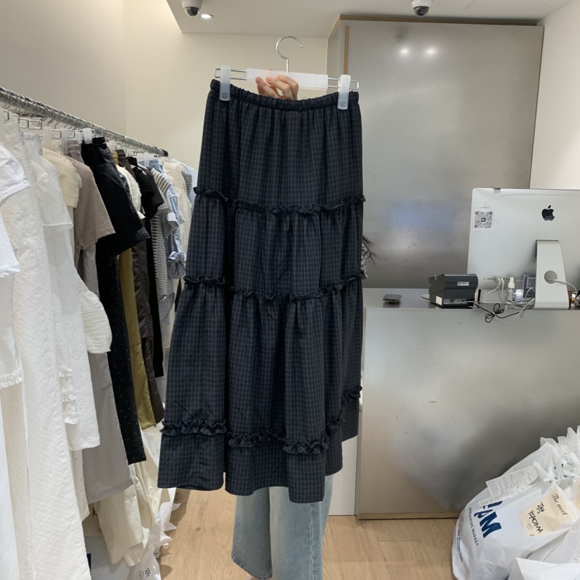 MEET ME韓國直郵㊣東大門實拍女裝新品25春夏半身裙中短裙MEET ME半身裙/中短裙