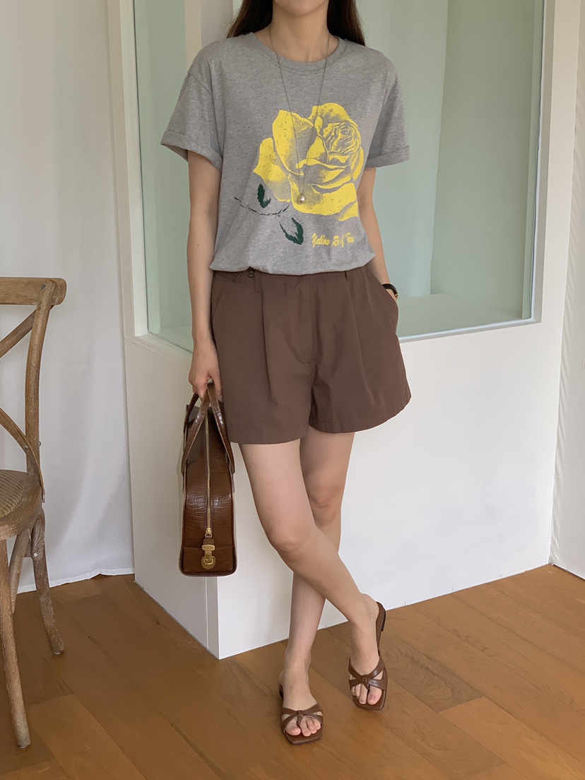 THE ABLE直郵韓國代購㊣女裝新款25春夏熱賣休閑時尚人氣短褲THE ABLE/TA短褲