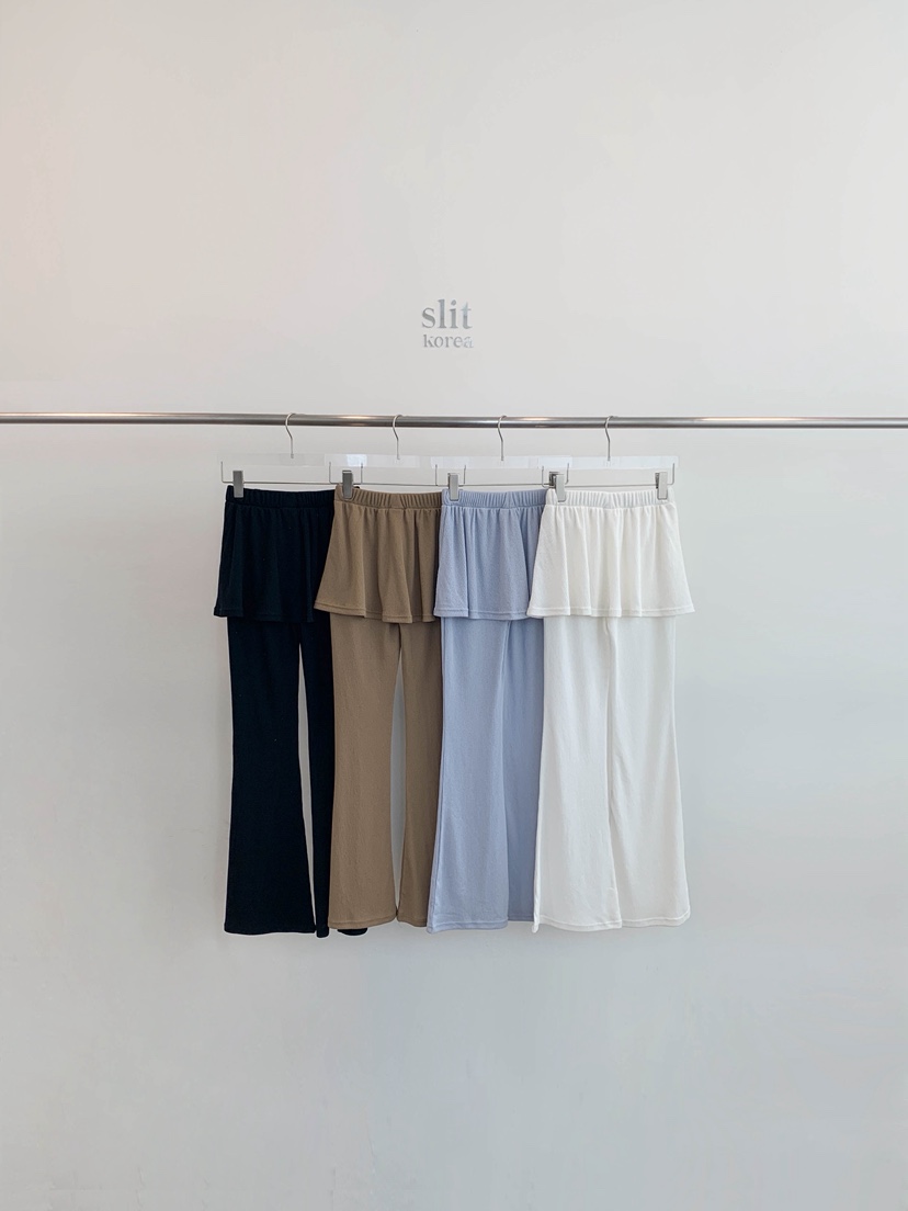 SLIT韓國直郵㊣東大門實拍女裝新品人氣推薦熱賣休閑時尚裙褲SLIT裙褲