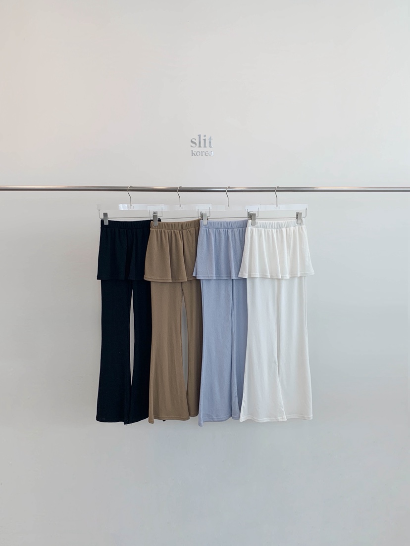 SLIT韓國直郵㊣東大門實拍女裝新品人氣推薦熱賣休閑時尚裙褲SLIT裙褲