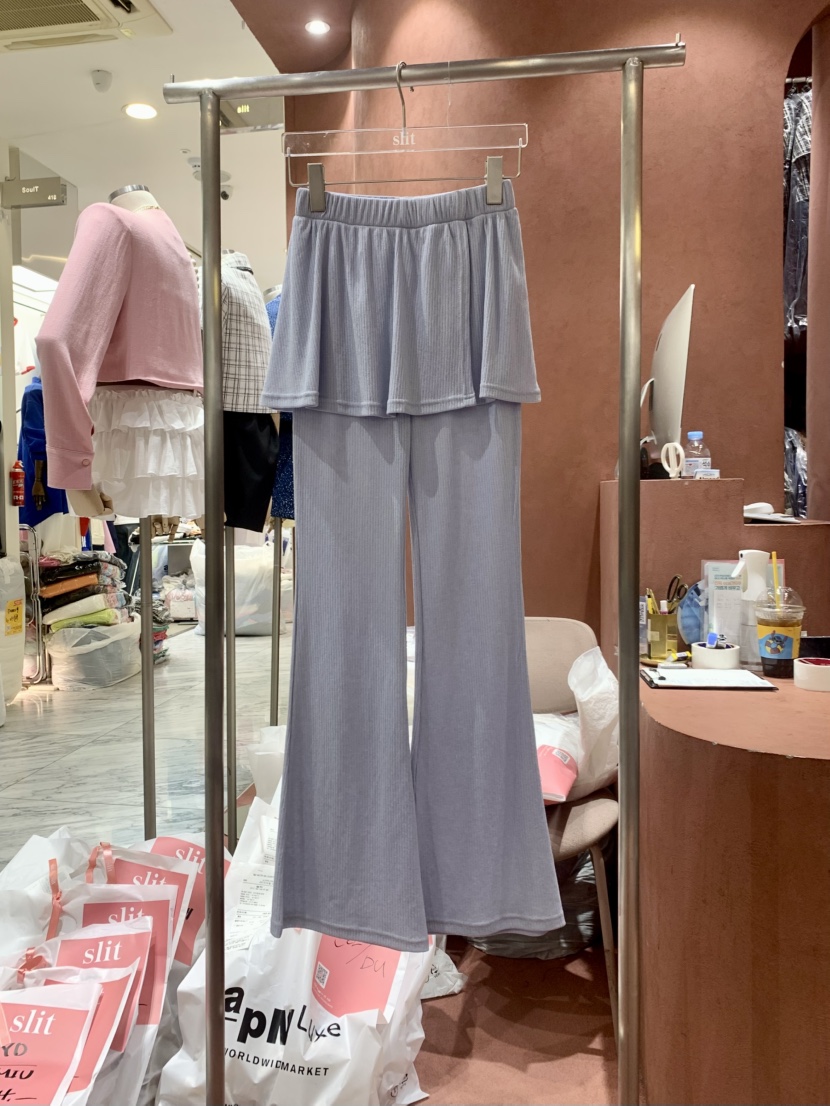 SLIT韓國直郵㊣東大門實拍女裝新品人氣推薦熱賣休閑時尚裙褲SLIT裙褲