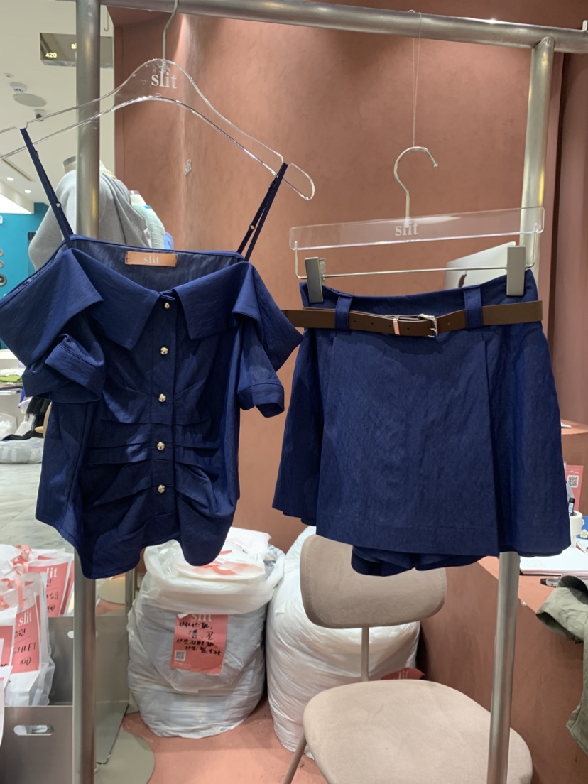 SLIT直郵韓國代購㊣女裝新品人氣休閑25春夏熱賣襯衫蕾絲衫SLIT襯衫/蕾絲衫