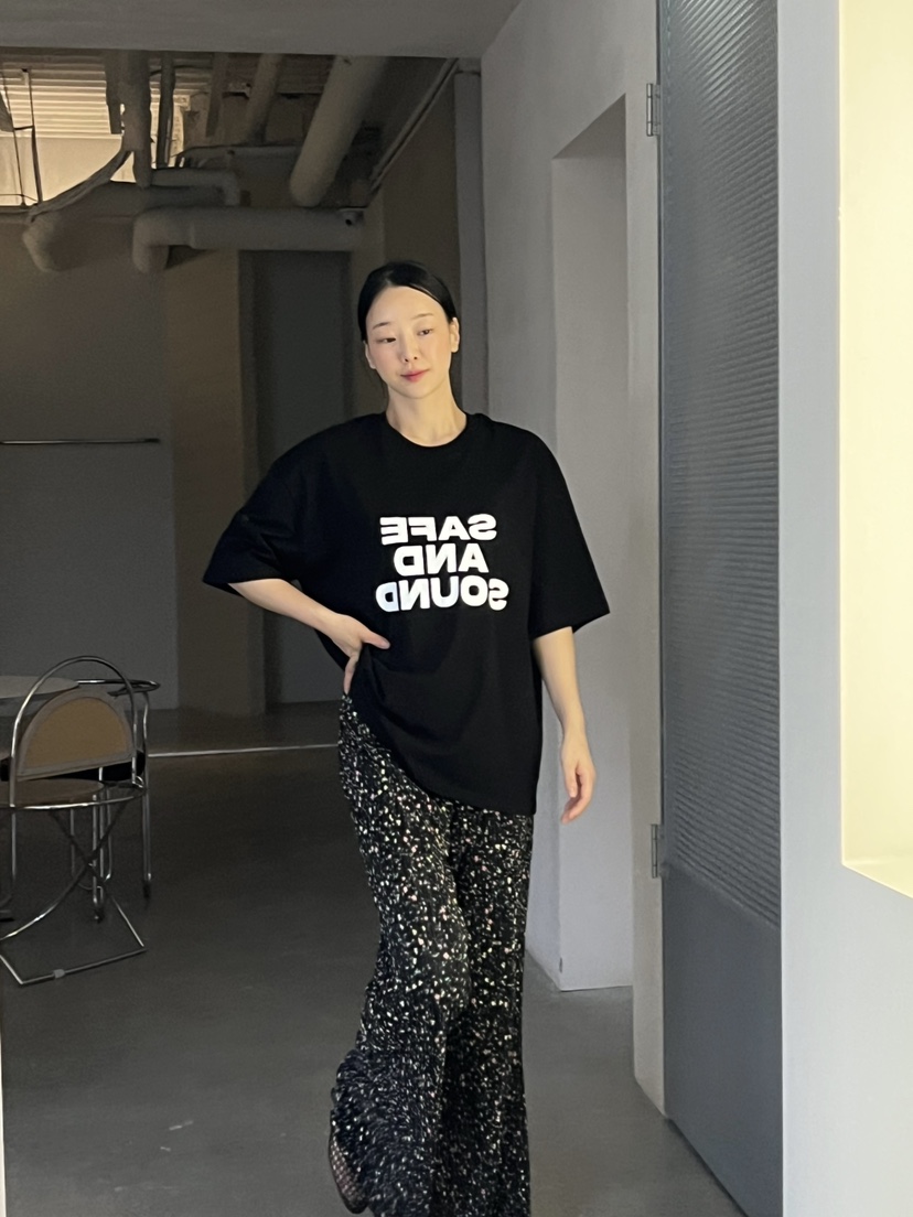 VERNI韓國直郵㊣東大門實拍女裝新品時尚25春夏推薦休閑休閑褲VERNI休閑褲