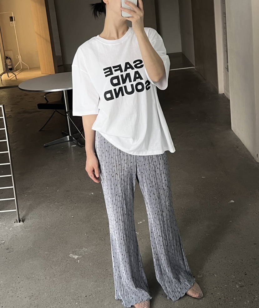 VERNI韓國直郵㊣東大門實拍女裝新品時尚25春夏推薦休閑休閑褲VERNI休閑褲